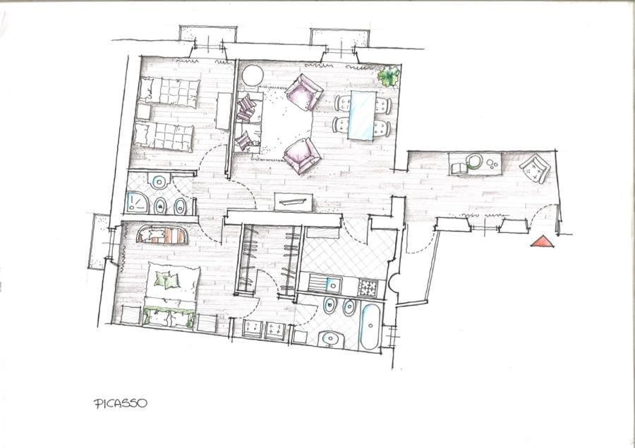 Apartment Via Giulia Roma Exterior foto